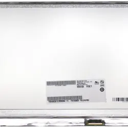 Матриця для ноутбука 13,3", Slim (тонкая), 40 pin (знизу справа), 1366х768, Светодиодная (LED), крепления слева\справа, глянцевая, AU Optronics (AUO), B133XW03 v.0