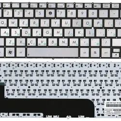 Клавиатура для ноутбука Asus Zenbook (UX21A, UX21E) Silver, (No Frame) RU