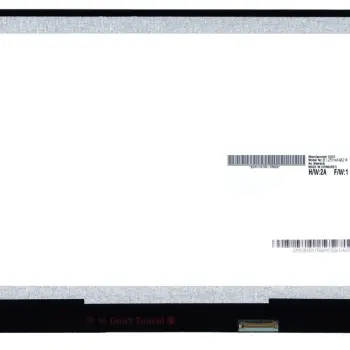 Матриця для ноутбука 12,5", Slim (тонкая), 30 pin eDP (знизу справа), 1920x1080, Светодиодная (LED), крепления планки по бокам, матовая, AU Optronics (AUO), B125HAN02.0