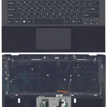 Клавиатура для ноутбука Sony (SVP13) с подсветкой (Light), Black, (Black TopCase), RU