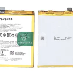 Акумуляторна батарея для смартфону Oppo BLP621 R9S 3.85V Black 2910mAh 11.20Wh