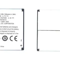 Акумуляторна батарея для смартфону ZTE Li3712T42P3h734141 N960 3.7V White 1200mAh 4.5Wh