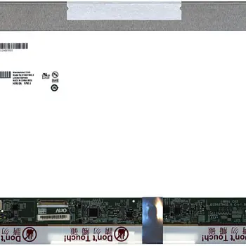 Матриця для ноутбука 15,6", Normal (стандарт), 40 pin (знизу зліва), 1366x768, Светодиодная (LED), без креплений, матовая, AU Optronics (AUO), B156XTN02.2