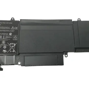 Усиленная аккумуляторная батарея для ноутбука Asus C23-UX32 UX32A 7.4V Black 6520mAh Orig