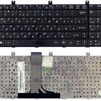 Клавіатура для ноутбука MSI (VR705, GE600, GE603, GT627, GT628, GT640, GT725, GT727, GT729) Black, RU