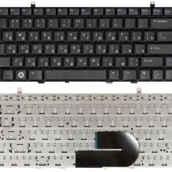 Клавіатура для ноутбука Dell Vostro (1014, 1015, 1088, A840, A860, PP37L, PP38L) Black, RU