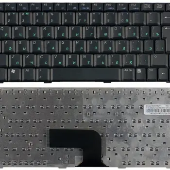 Клавиатура для ноутбука Asus R1E, R1F, W5, W5A, W5AE, W5F, W5FM, W5000, W5000A, W5600A, W6F, W7, W7E, W7F, W7J, W7S, W7SG, Z35, Z35A, Z35F, Z35FM, Z35H, Z35HL, Z35L Black, RU