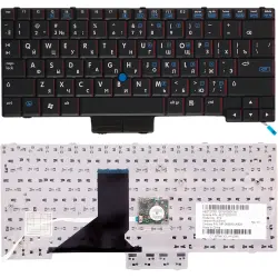 Клавіатура для ноутбука HP Compaq 2510p, Elitebook 2530p с указателем (Point Stick) Black, RU