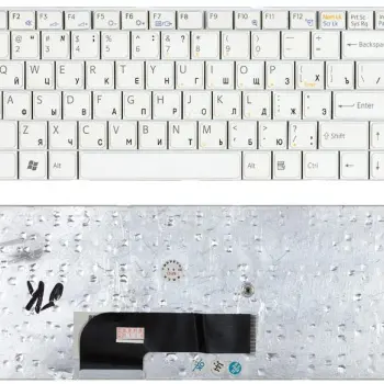 Клавиатура для ноутбука Sony Vaio (VGN-N, N250) White, RU