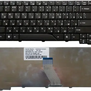 Клавіатура для ноутбука Acer Aspire 4710, 4520, 5315, 5520, 5710, 5710G, 5710Z, 5710ZG, 5720, 5920 Black RU