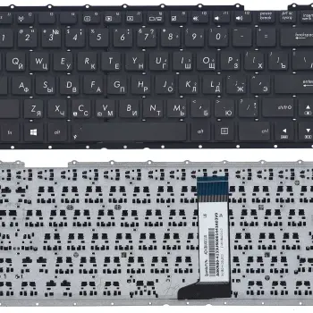Клавиатура для ноутбука Asus (X451, X451CA) Black, (No Frame), RU