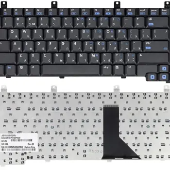 Клавиатура для ноутбука HP Pavilion DV5000, ZE2000, ZE2500, ZV5000, ZX5000, ZD5000 Black, RU