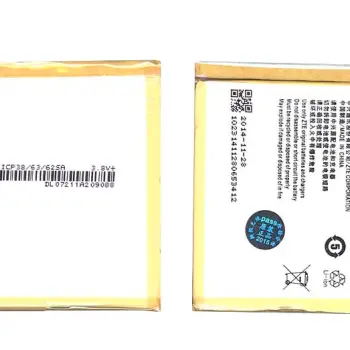 Акумуляторна батарея для смартфону ZTE Li3820T43P3H636338 Blade L2 3.8V White 2000mAh 7.6Wh