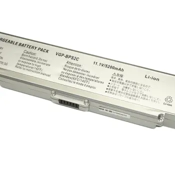 Посилена акумуляторна батарея для ноутбука Sony VAIO VGP-BPS2C PCG 11.1V Silver 7200mAh Orig