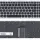 Клавиатура для ноутбука Lenovo IdeaPad U510, Z710 с подсветкой (Light), Black, (Silver Frame), RU 1