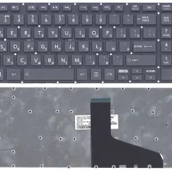 Клавиатура для Toshiba Satellite (C50, C50D, C50T, C55, C55D, C55T, C70, C70D, C75, C75D) Black, (No Frame) RU