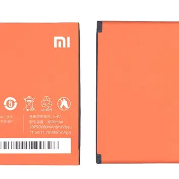 Акумуляторна батарея для смартфону Xiaomi BM45 Redmi Note 2 3.8V Red 3000mAh 11.6Wh