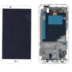 Матриця с тачскріном (модуль) для LG G2 D801 білий с рамкой
