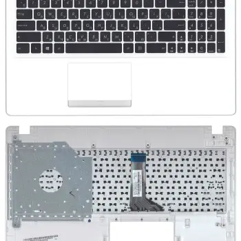 Клавиатура для ноутбука Asus (X551) Black, (White TopCase), RU