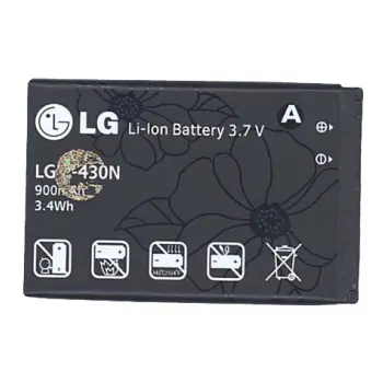 Акумуляторна батарея для смартфону LG LGIP-330N GB230, GD350 3.7V Black 900mAh 3.4Wh