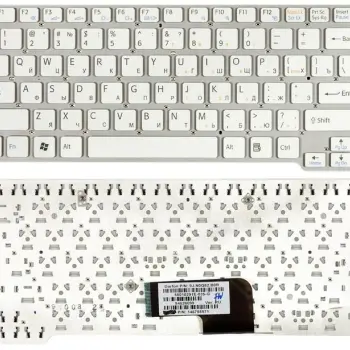 Клавиатура для ноутбука Sony Vaio (VPC-CW) White, (No Frame) RU
