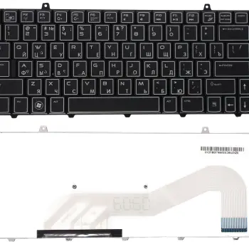 Клавиатура для ноутбука Dell Alienware (M11X-R1) с подсветкой (Light), Black, RU