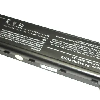 Акумуляторна батарея для ноутбука Toshiba PA3450U Satellite L30 14.8V Black 5200mAh OEM