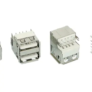 Роз'єм для ноутбука USB №43. Cдвоенный роз'єм USB Type A