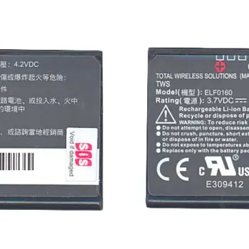 Акумуляторна батарея для смартфону HTC BTR6900 Touch p3050 3.7V Black 1100mAh 4.2Wh
