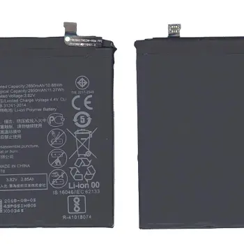 Акумуляторна батарея для смартфону Huawei HB366179ECW Nova 2 3.85V Black 2950mAh 11.36Wh