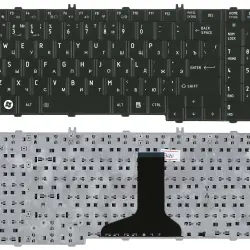 Клавиатура для ноутбука Toshiba Satellite (C650, L650) Black, Glossy, RU