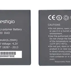 Акумуляторна батарея для смартфону Prestigio PAP4020 4020 Multiphone 3.7V Black 1700mAh 6.29Wh