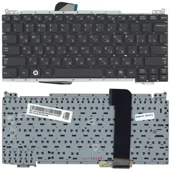 Клавіатура для ноутбука Samsung (NC110) Black, (No Frame), RU