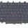 Клавіатура для ноутбука Lenovo ThinkPad (X1) с подсветкой (Light), с указателем (Point Stick), крепления (Fastening) Black, Black Frame, RU 2