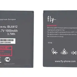 Акумуляторна батарея для смартфону Fly BL6412 IQ434 Era Nano 5 3.7V Black 1000mAh 3.7Wh