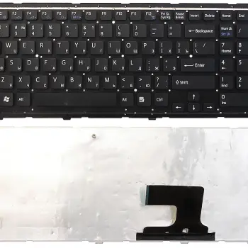 Клавіатура для ноутбука Sony Vaio (VPCEF, VPC-EF) Black, (No Frame) RU