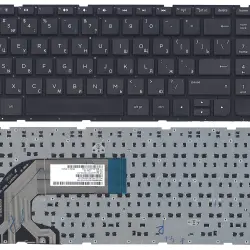 Клавіатура для ноутбука HP 250 G3, 255 G2, 255 G3, Pavilion SleekBook 15-e, 15-e000, 15-e002er, 15-e002sr, 15-e003sr, 15-e004er, 15-d, 15-g, 15-g000, 15-n, 15-n000, 15-r, 15-r000, 15-s000, 15t-e, 15t-n, 15z-e, 15z-n Black, (No Frame) RU
