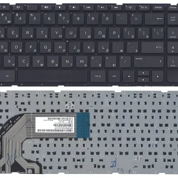 Клавиатура для ноутбука HP 250 G3, 255 G2, 255 G3, Pavilion SleekBook 15-e, 15-e000, 15-e002er, 15-e002sr, 15-e003sr, 15-e004er, 15-d, 15-g, 15-g000, 15-n, 15-n000, 15-r, 15-r000, 15-s000, 15t-e, 15t-n, 15z-e, 15z-n Black, (No Frame) RU