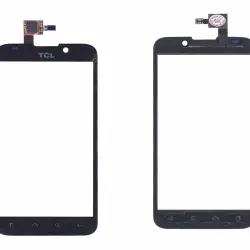 Тачскрін (Сенсорне скло) для смартфону Alcatel OneTouch 995 чорне