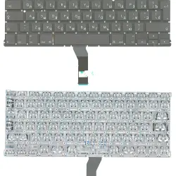 Клавіатура для ноутбука Apple MacBook Air 2010+ (A1369) Black, (No Frame), RU (вертикальный ентер)