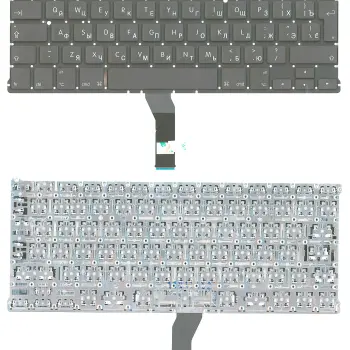 Клавіатура для ноутбука Apple MacBook Air 2010+ (A1369) Black, (No Frame), RU (вертикальный ентер)
