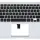 Клавіатура для ноутбука Apple MacBook Air (A1369) 2010+ Black, (Silver TopCase), RU (горизонтальный ентер) 1