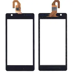 Тачскрін (Сенсорне скло) для смартфону Sony Xperia ZR C5503, C5502 чорне