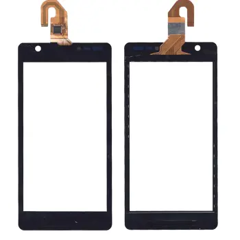 Тачскрін (Сенсорне скло) для смартфону Sony Xperia ZR C5503, C5502 чорне