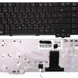 Клавіатура для ноутбука HP Elitebook (8730W) с указателем (Point Stick), Black, RU