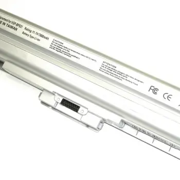 Посилена акумуляторна батарея для ноутбука Sony VAIO VGP-BPS13 VGN-CS 10.8V Silver 7800mAh OEM