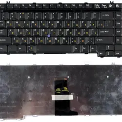 Клавіатура для ноутбука Toshiba Satellite (6000, 6100, M20) Tecra (S1) с указателем (Point Stick), Black RU
