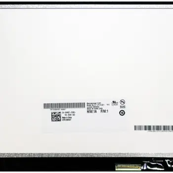 Матриця для ноутбука 12,5", Slim (тонкая), 40 pin (знизу справа), 1366x768, Светодиодная (LED), крепления планки по бокам, матовая, AU Optronics (AUO), B125XW01 V.0