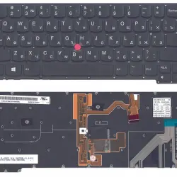 Клавиатура для ноутбука Lenovo ThinkPad carbon Gen 2 2014 (X1) с подсветкой (Light), с указателем (Point Stick) Black, No Frame, RU