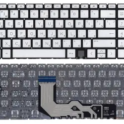 Клавіатура для ноутбука HP Envy (15-ED, 17-CG) Silver, с подсветкой (Light), RU